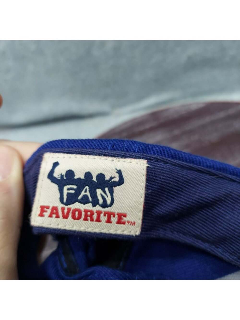 Texas Rangers Adjustable Blue Baseball Cap With Embroidered Logo - Picture 14 of 14
